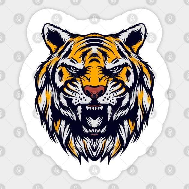 Tiger Sticker by Tuye Project